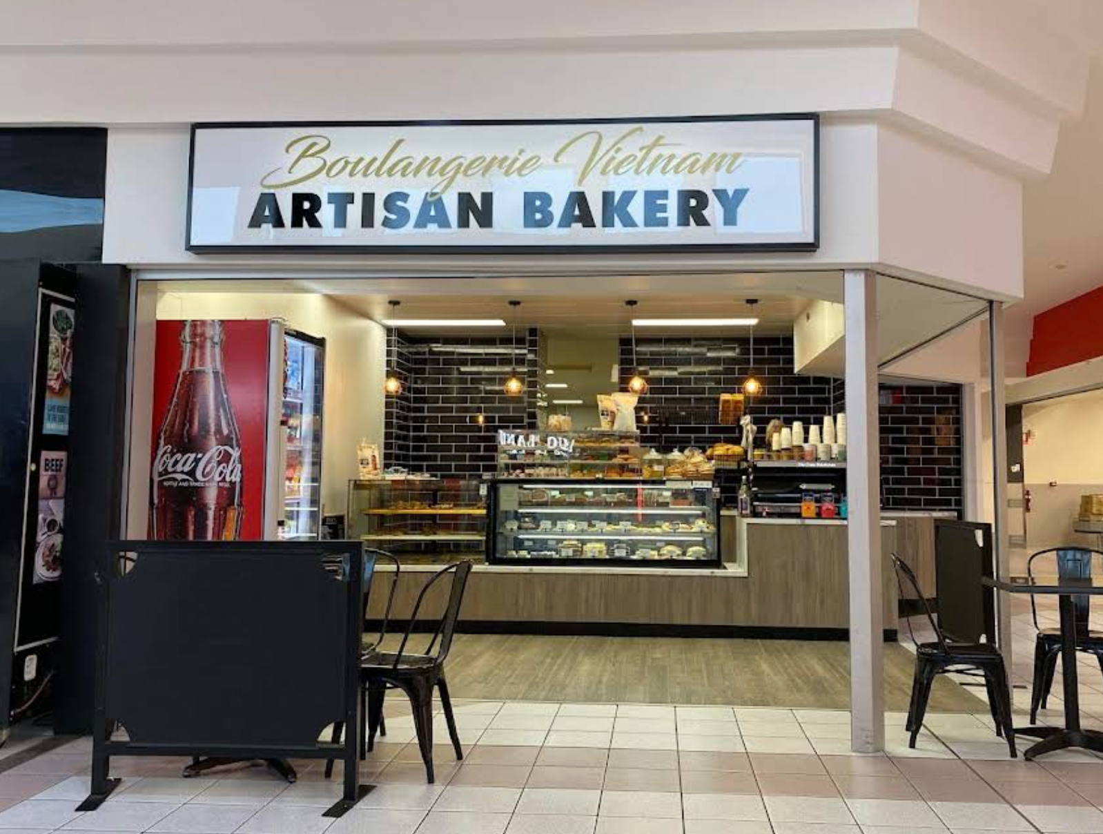 Boulangerie Vietnam Artisan Bakery shopfront and display counter